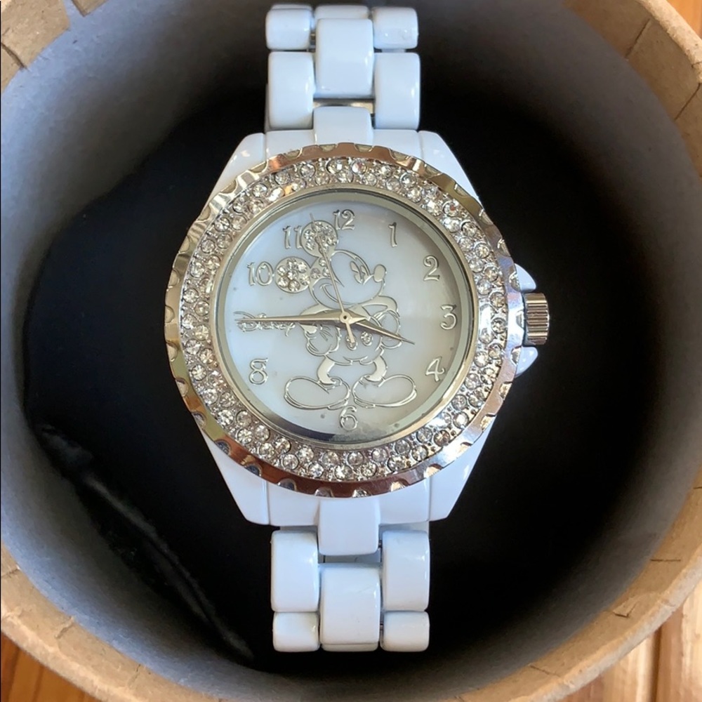 Disney Mickey Mouse White Watch